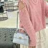 Spring and Summer New Portable Small Square Bag New Crocodile Pattern Bag Fashionable Versatile Commuter Single Shoulder Oblique Span Bag