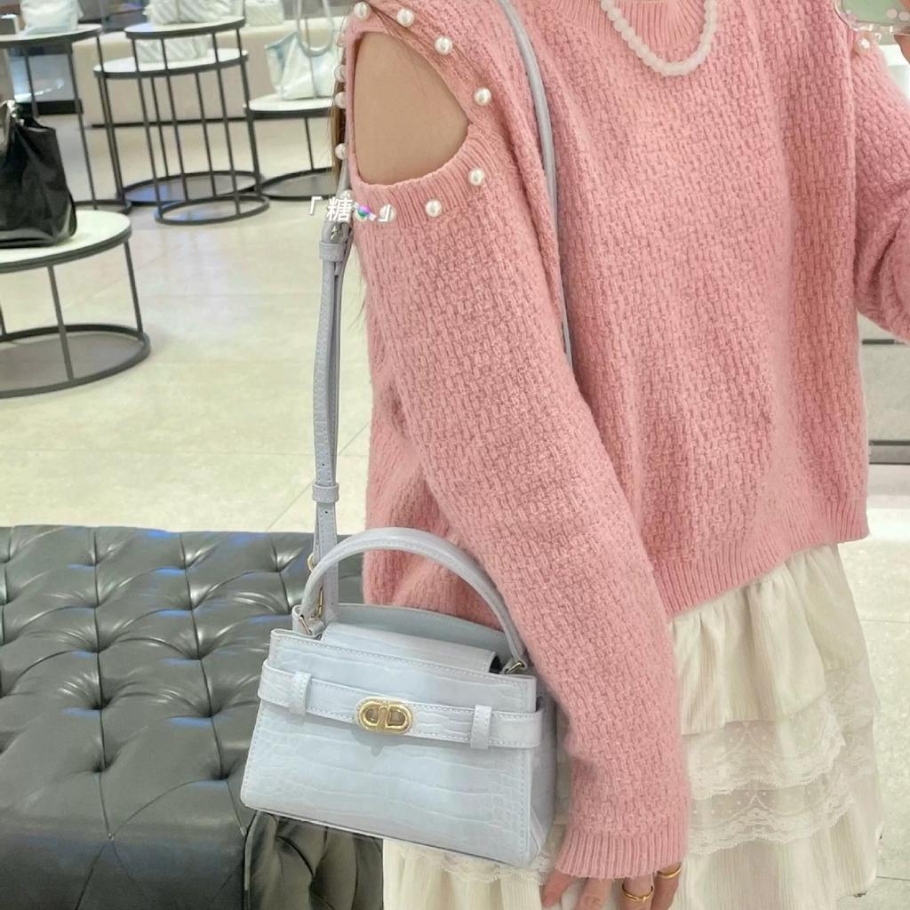 Spring and Summer New Portable Small Square Bag New Crocodile Pattern Bag Fashionable Versatile Commuter Single Shoulder Oblique Span Bag