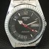VINTAGE REFURBISHED SEIKO 5 AUTOMATIC JAPAN MENS BLACK DIAL WATCH a444526-1