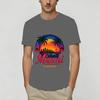 Vintage Miami Vices Unisex T-Shirt Coole T-Shirts Kurzarm Rundhals T-Shirts Reine Baumwolle Geschenkidee Kleidung