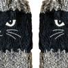 Thermal Winter Gloves Warm Cute Cat Fingerless Gloves Unisex Anti-Cold Thickened Touchscreen Mittens
