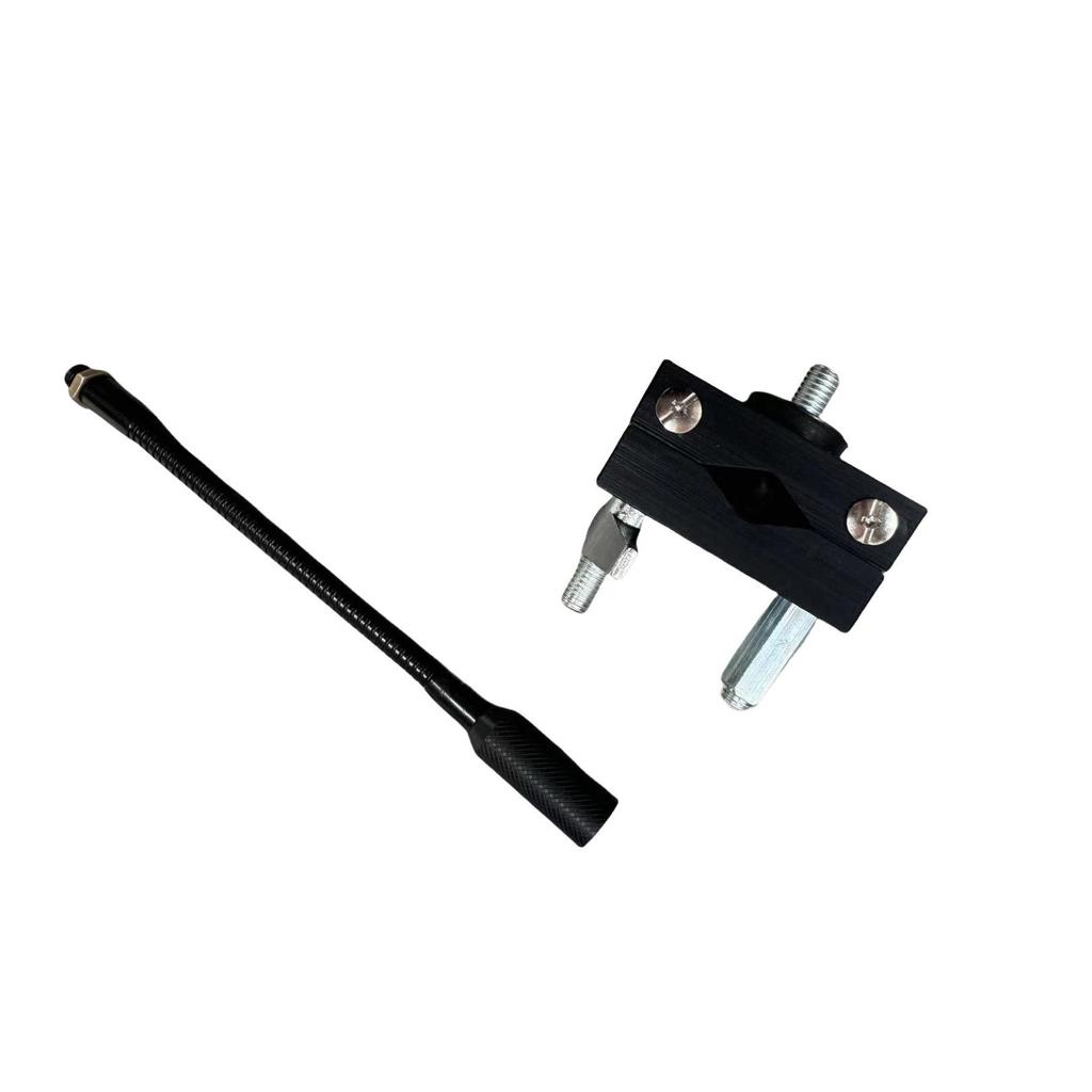 Adjustable Mic Attachment Set for Jazz Drums: Stands, Gooseneck Tubes & Nylon Clips