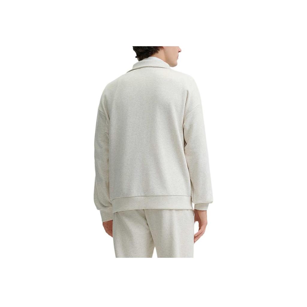 New FILA Sweatshirt Men's Light Khaki Heather Gray F11M445201FLK