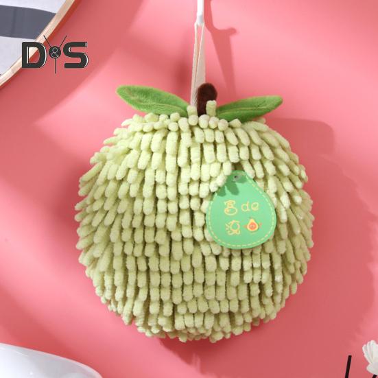 Chenille-Handtuch mit Aufhängeschlaufe, stark wasserabsorbierend, weiche, superfeine Fasern, verdickter Lappen, schmutzabweisend, wiederverwendbar, für die Reinigung von Küche und Bad