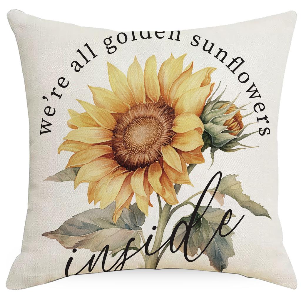 Neuer Vintage Blumenmuster Kissenbezug Wohnzimmer Sofa Kissenbezug