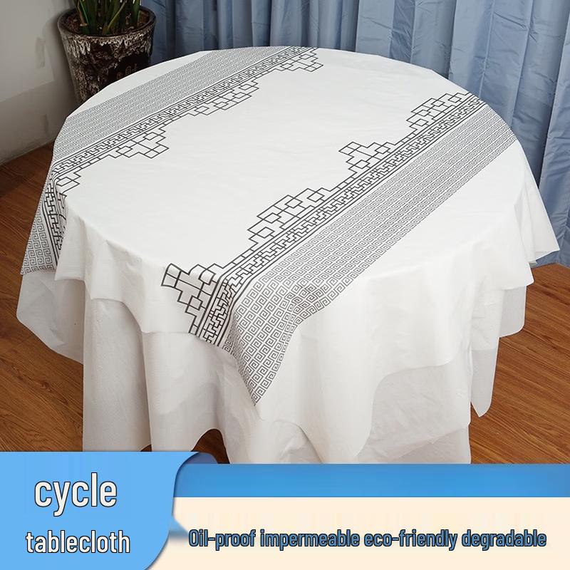 Handon Disposable Waterproof Oil-Proof Stone Fabric Tablecloth