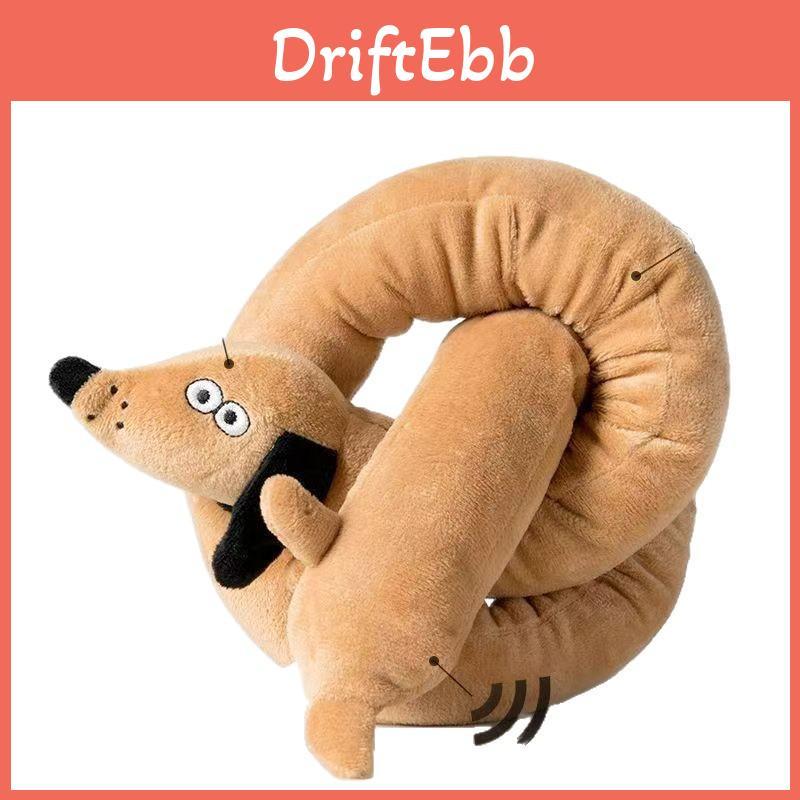 Soft Crystal Material Long Dog Plush Toy With Voice Feature For Kids