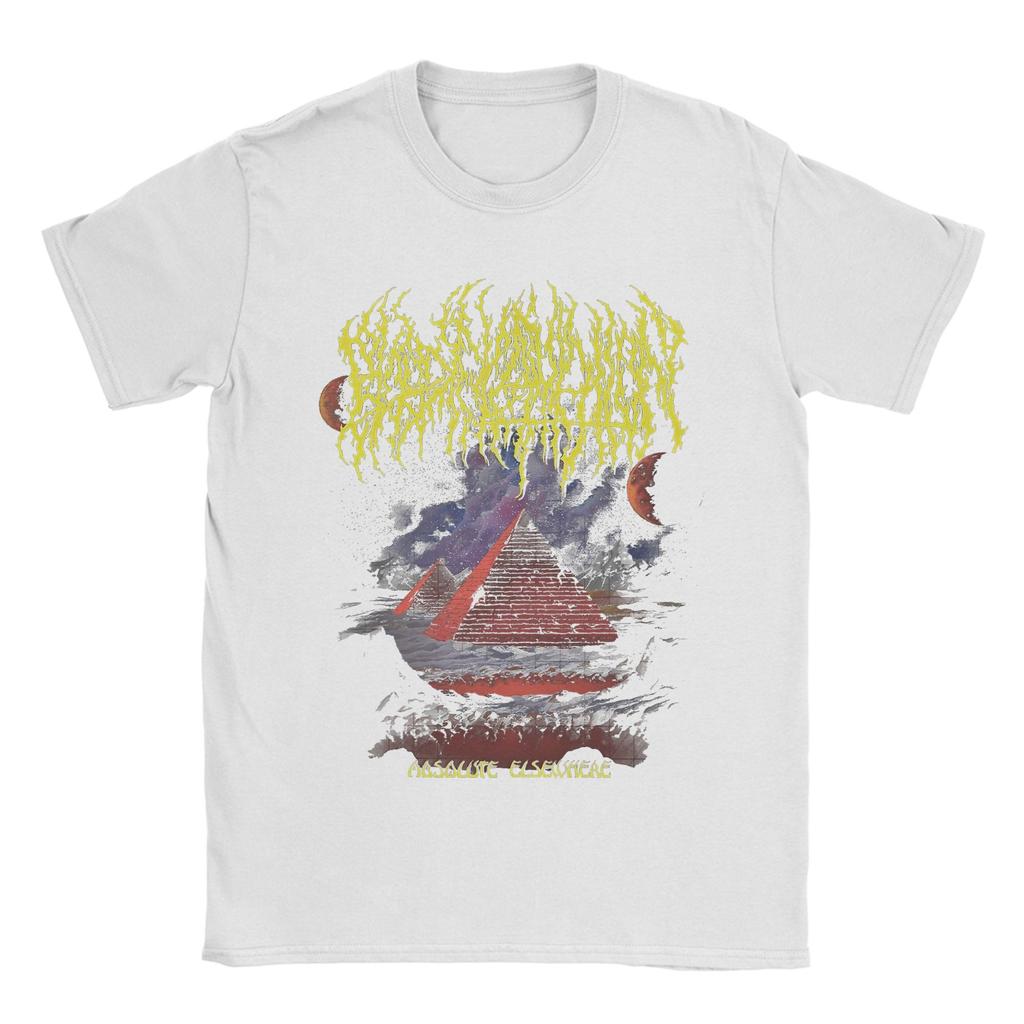 Casual Blood Incantation Pyramid T-Shirts Men O Neck Pure Cotton T Shirts  Short Sleeve Tees Summer Tops