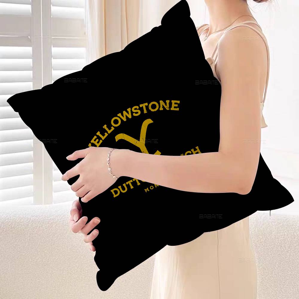 Popular Y-Yellowstone D-Dutton R-Ranch Pillow Cover Design cushion Cover decor Holiday Decorati