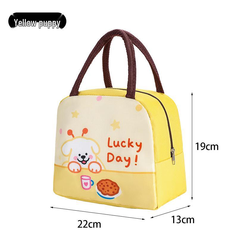Cute Insulated Bento Bag: Cartoon Lunch Box for Kids and Office