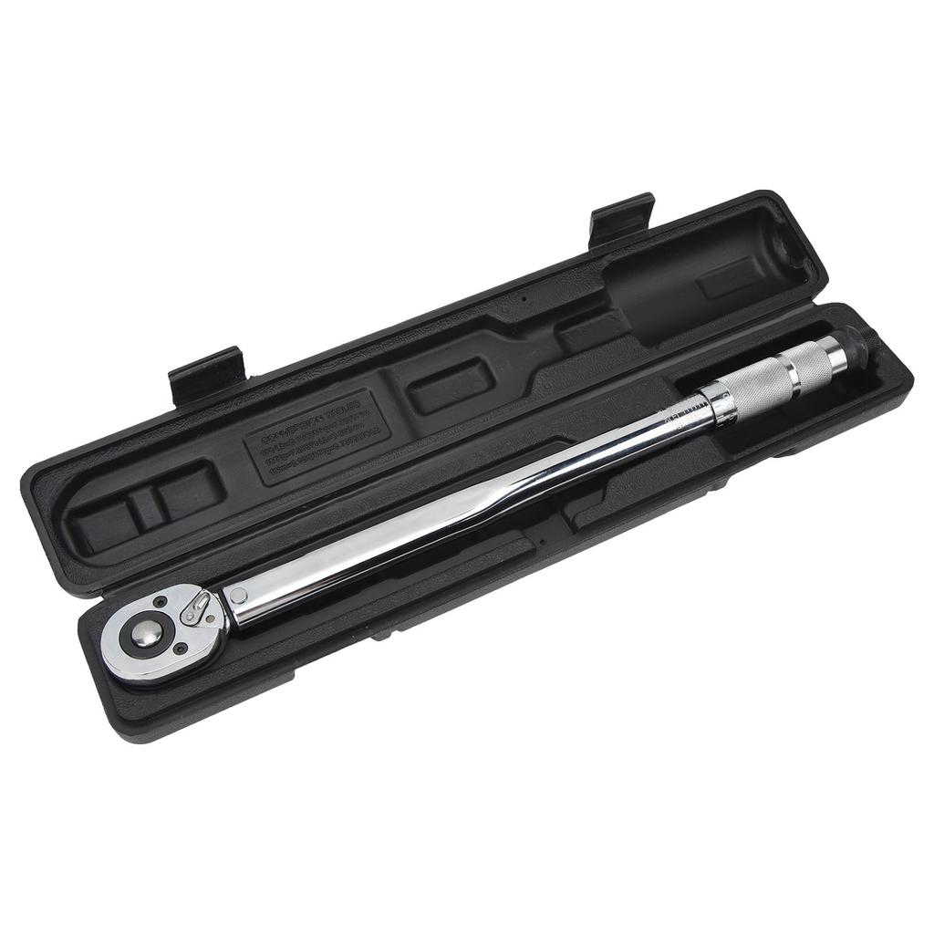 1 2in Drive Click Torque Wrench Accurate To 4percent  28 To 210Nm for Car Tires Engine Chassis Repair Quick Release