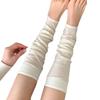 Miu Zehenfreie Socken, Ballett-Wadensocken, Sommerliche Dünne Weiße Tritt-Beinlinge, Stapelsocken, Damen Japanische JK Unifarben