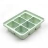 Morandi Color Big Grid Ice Cube Mold Household Ice Cube Tray with Lid Square Shape Ice Cube Tray Molds Kitchen Accessory