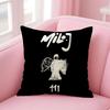 Aargentinian M-Milo Jj Cushion Cover Natural Linen Pillow Case Double-Sided Print Decorative Sofa Pillowcase Home Decor Gift