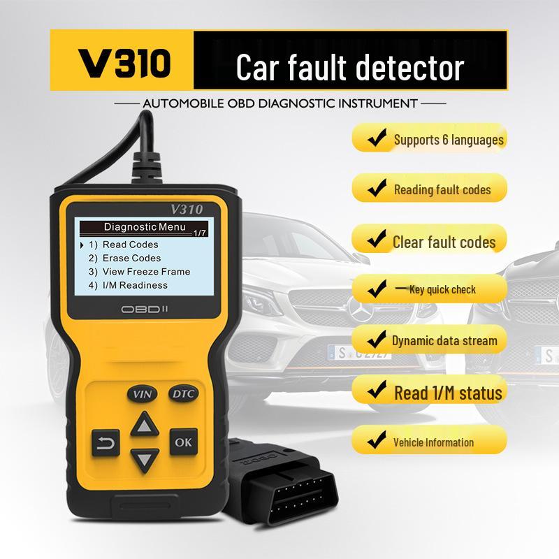 V310 OBD2 Car Diagnostic Tool & Fault Code Reader