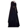 Damen Kleider Vintage Mittelalterliches Cosplay Kostüm Geist Hexe Vampir Gothic Kleid Halloween Weihnachten Maskerade Party Kleid