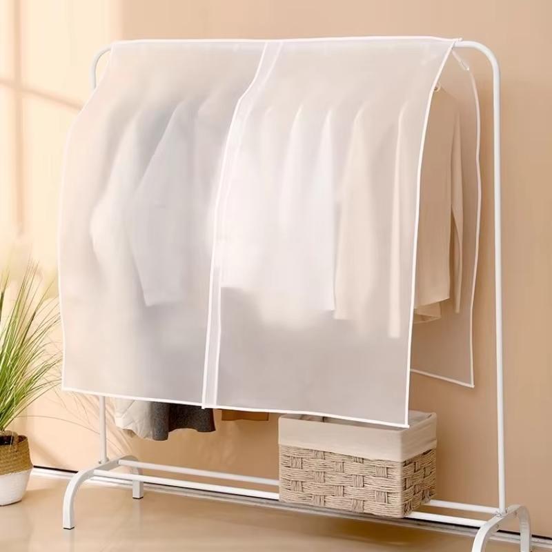 1/2/4pc Household Clothing Dust-Proof Cover Translucent Dust-Proof Clothing Waterproof Jacket Coat Shirts Wardrobe Storage Tool