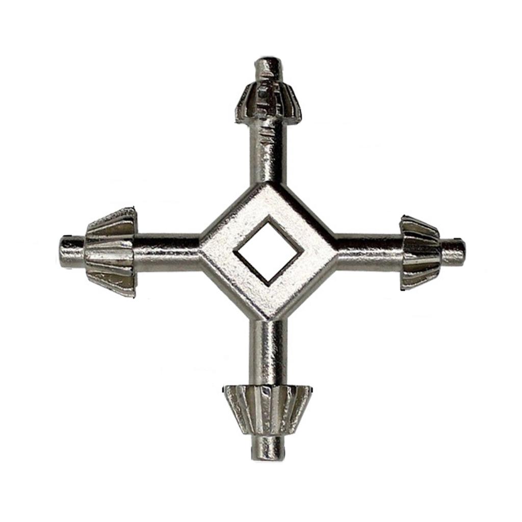 Versatile 4 In 1 Drill Chuck Wrench Carbon Steel Hand Tool Universal Drill Chuck Tool Versatile Chuck Spanner for Home