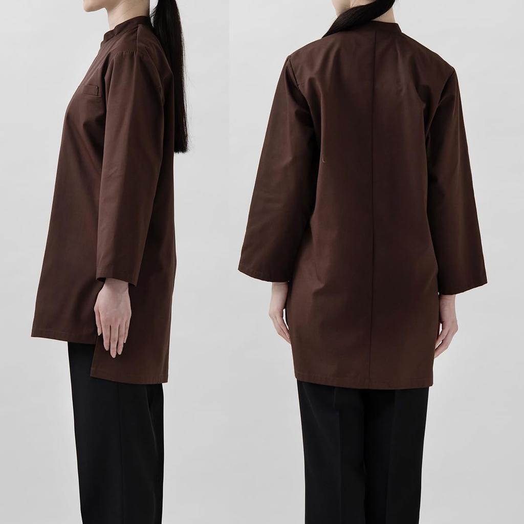 Seven Uniform EA3078-0 Coat (Double Layer) White, Size 3L