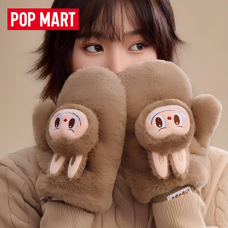 New POP MART Warmly LABUBU Plush Glove Trend Based Products PPMT-2411-0042
