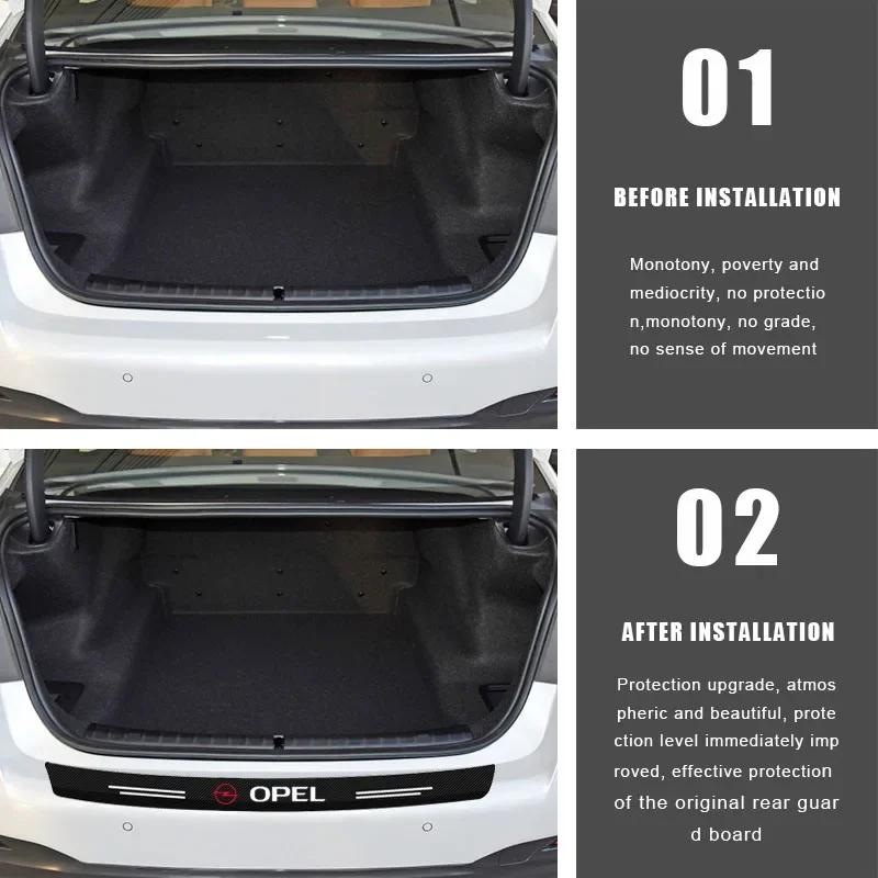 Car Trunk Scratch Strip, Trunk Protection Collision Strip For Opel Astra J Insignia Astra G Corsa Zafira B Mokka Vivaro Meriva