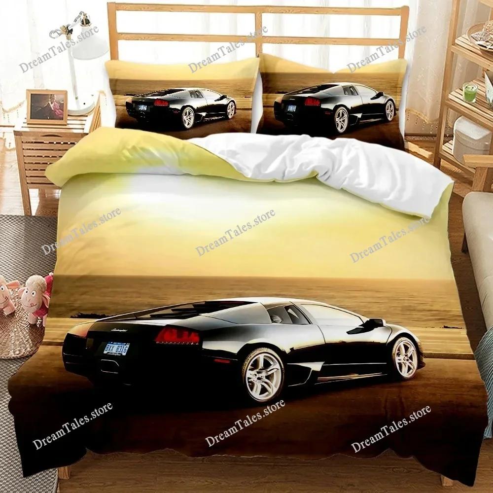 Vintage Duvet Cover Set Classic Car Automobile Mechanic Nostalgic 50s Bedding Set Twin Queen King Full Polyester Quilt Cover369