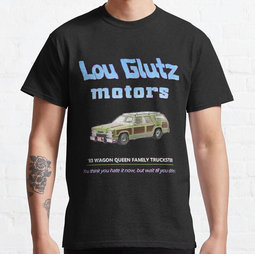 

HOT SALE Holiday Lou Glutz Motors Classic Retro Vintage T-Shirt S-5XL Unisex T-Shirt XXL