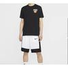 Nike T Shirts Men's Black Crew Neck Moderate Straight Fit CD1287-010