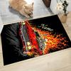 Custom Name Kitten Clown Balloon Theme Carpet Rug Customizable Soft Washable Anti-Slip Home Living Room Sofa Mats Personalized Rug. 0909106