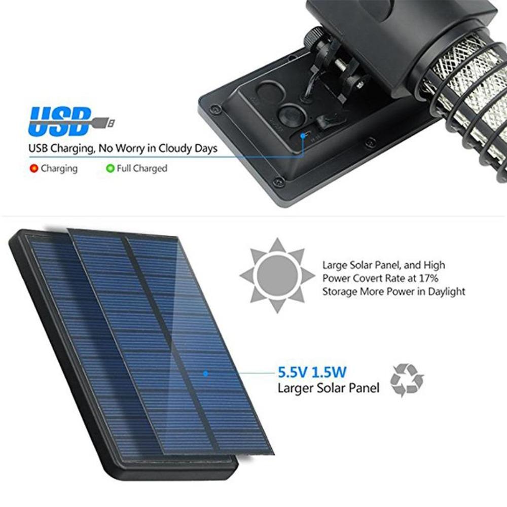 Waterproof Solar UV Mosquito Killer Stake Light, Outdoor Lawn Atmosphere Floor Lamp, Mosquito Repellent Decor Lighting for Garden Courtyard Pathway