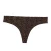 Women's Plus Size Leopard Print Seamless Ice Silk Panties - Sexy, Thin, Breathable