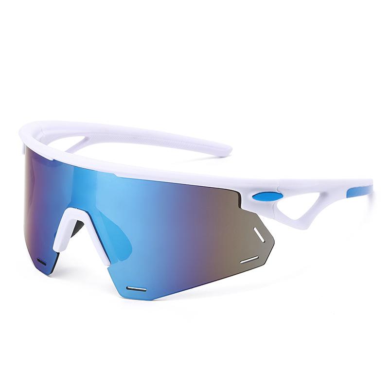 Trend Colorful Men'S And Women'S Outdoor Sports Coating Anti-Ultraviolet Cycling Protective Heat-Proof Sunglasses
