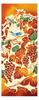 Tenugui Hand Cotton Made In Japan Four Seasons Tenugui Grapes and Flycatcher 37 X 90cm [Rinenzome] (Japanese Towel) - Chū-sen (Dyed Print) - 100% - -