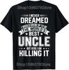 Cooles Onkel Design Neffe Nichte Neuer Onkel T-Shirts Unisex Damen Baumwolle Humor Streetwear Vatertag Onkel Unisex Lockere Kleidung