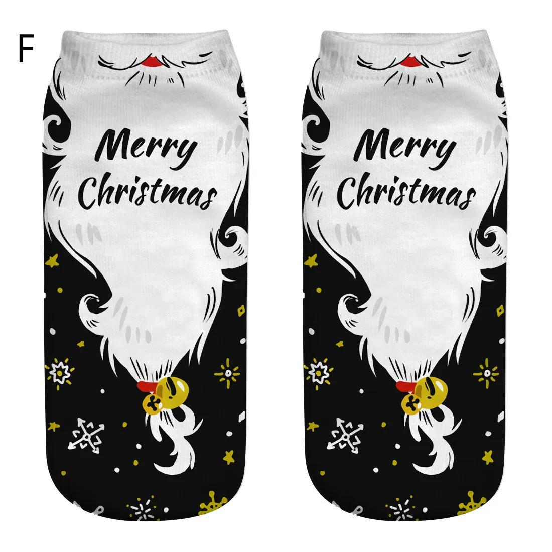 

1pair Christmas Cotton Socks Merry Christmas Decor for Home Xmas Gifts Cristmas Decoration Happy New Year F