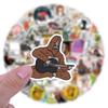 110Pcs  Funny Stickers  Funny Meme DIY Stickers Scrapbooking Phone Luggage Skateboard Vinyl Waterproof Decals
