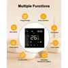1pc Smart WiFi Thermostat Programmable Intelligent Temperature Control With Touchscreen For Water Floor Heating & Gas Boilers