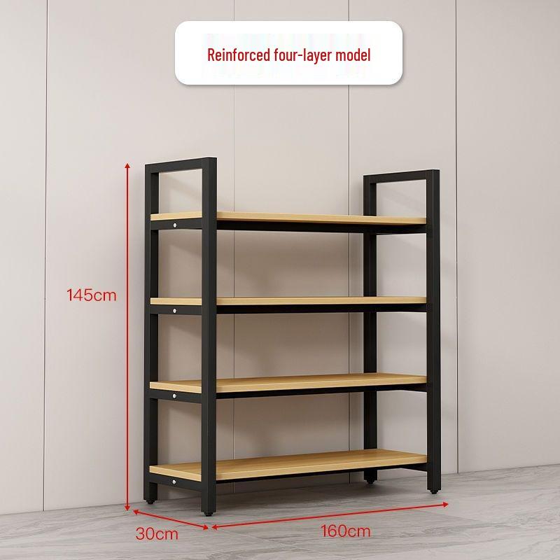Multilayer Floor Standing Bookshelf and Storage Rack