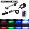 12V RGB Aquarium Light with Remote Waterproof Underwater Diving Lamp Fish Tank Light for Plant Essential Amphibious Use EU US UK