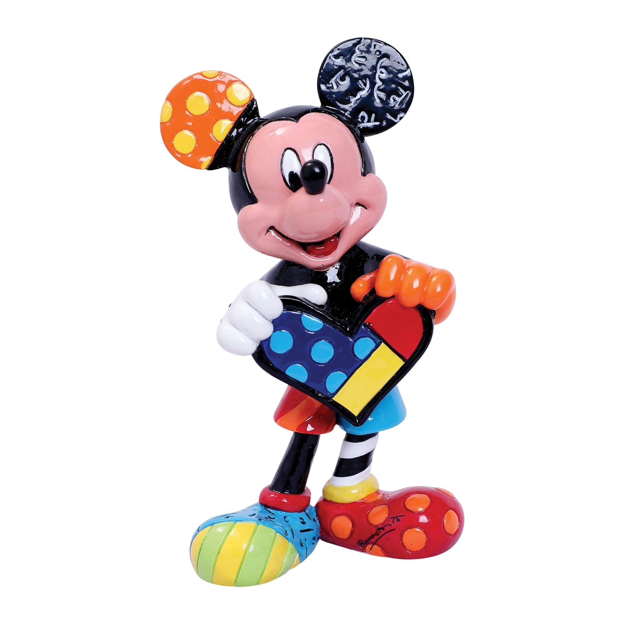 

Enesco Disney by Britto Mickey Mouse Miniature Multicolor Figurine, 3.54 Inch,
