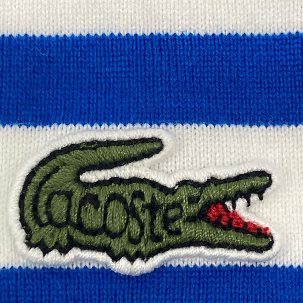 Lacoste Excellent Condition Blue BEAMS BOY Special Order Striped Half-sleeve Dress Dress 38 blueUsed