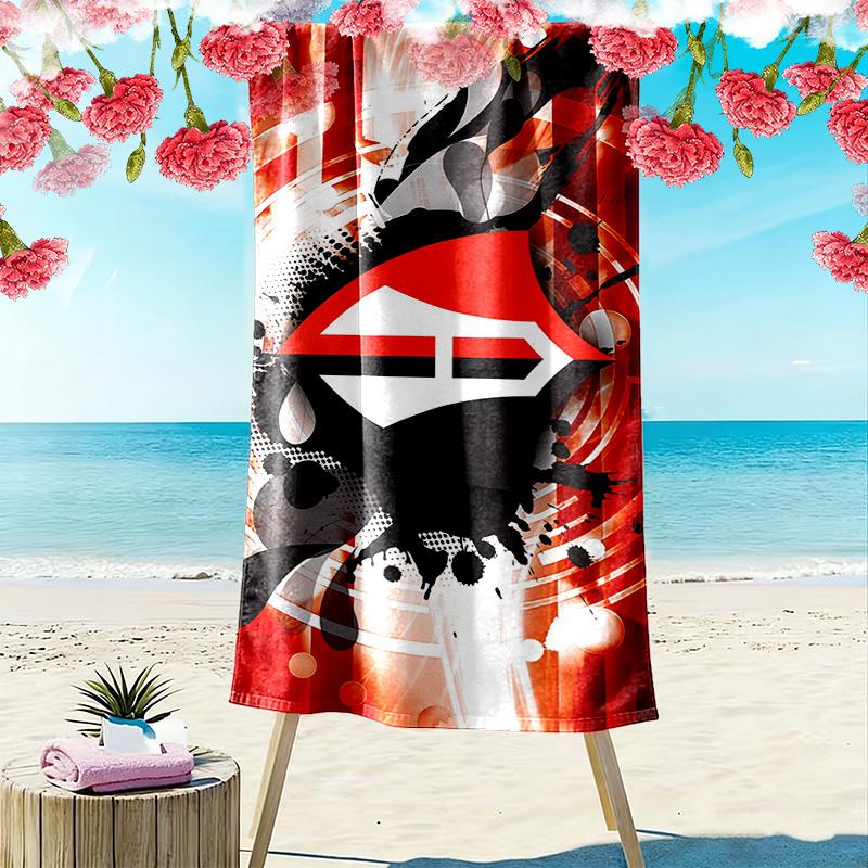 Atlas FC Print Beach Towel, Large Soft Quick Dry Towel for Beach Camping Swimming