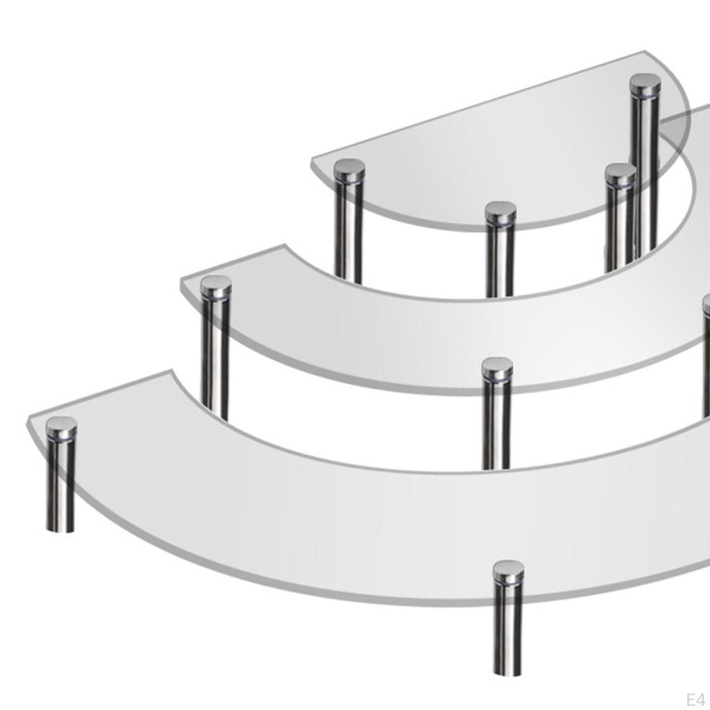 3 Tier Acrylic Display Stand for Cupcakes, Desserts, And Collectibles