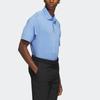 Adidas Solid Color Golf Polo Shirt Men Tops Blue HR9044