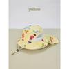 Summer Kids Sun Hat With Wide Brim Cotton Polyester Uv Protection For Boys Girls