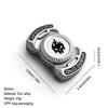 Fun 3-In-1 Play Edc Fidget Toy Personalized Skull Ghost Fidget Spinner Alloy Metal Fidget Slider Stress Relief Toy Adhd Tools