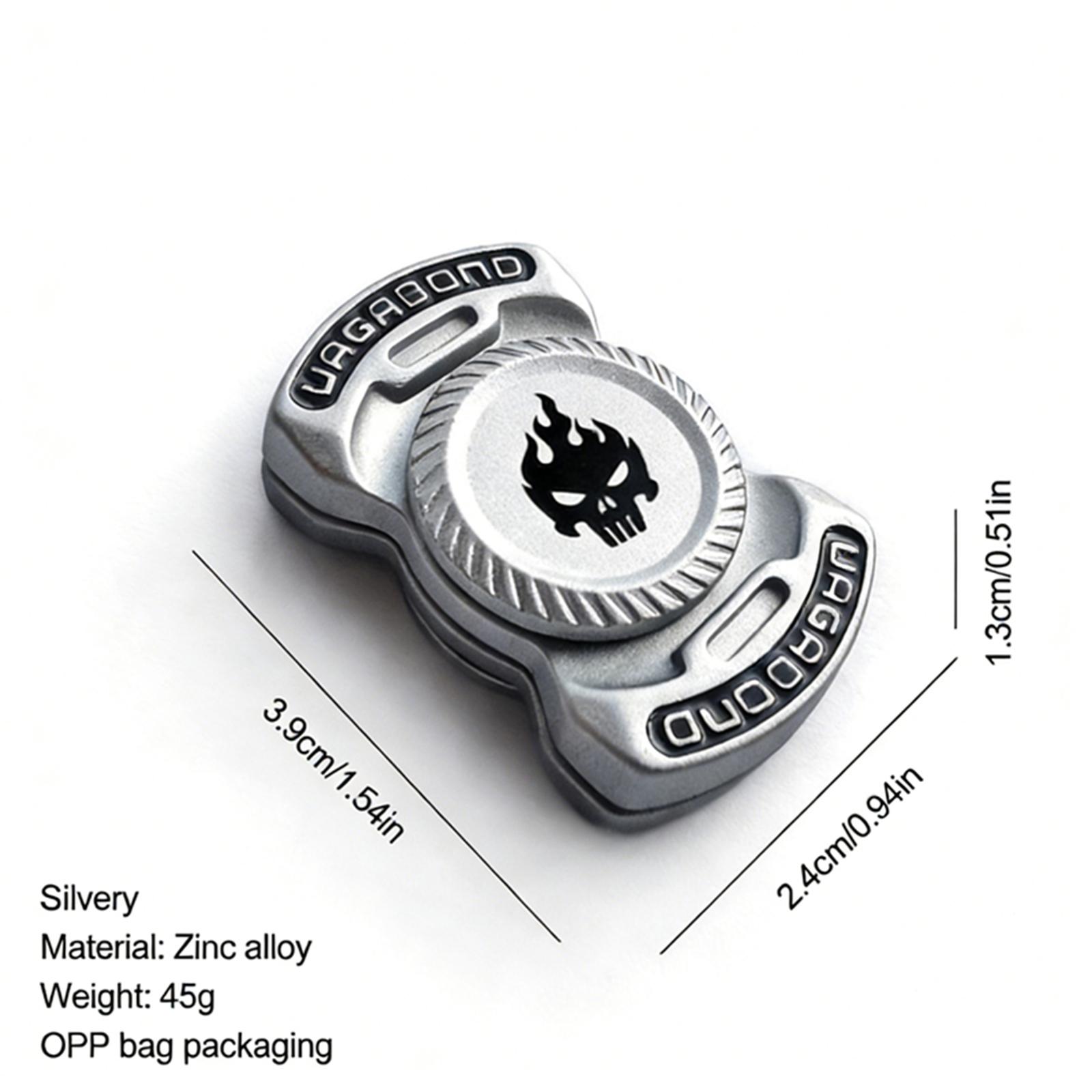 

Magnetic Spinner Fidget Toy, Push Play Stress Relief Gadget for Kids & Adults, Quiet Office Desk Sensory Toy