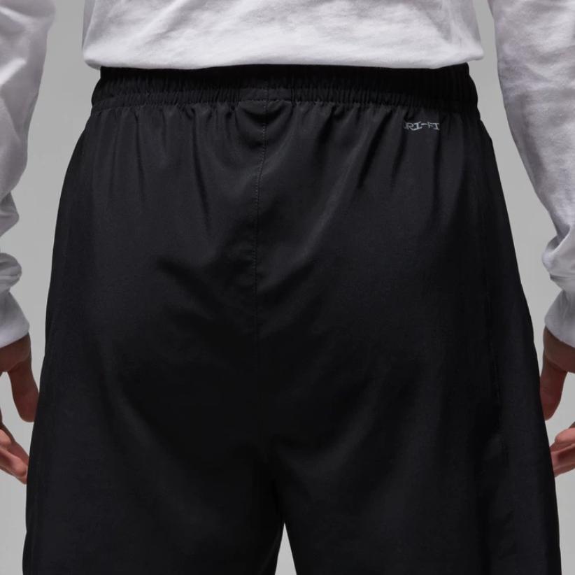 Jordan Logo Print Lace-Up Mid-Rise Sports Shorts Men Shorts Black AO1387-010