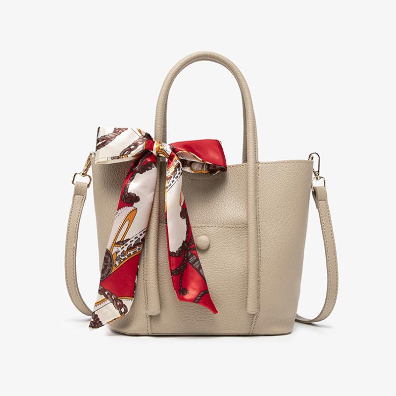 

Сумка подмышкой женская шелковая шарфовая модная универсальная большая вместительная повседневная сумка-тоут мягкая кожаная женская сумка через плечо для поездок на работу хаки