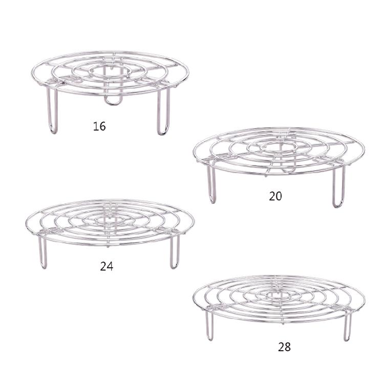 6.3/7.8/9.5/11in Stainless Steel Multifunctional Rack for Pressure Cooker